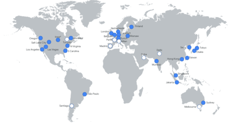 Weltweite Datenzentren