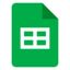 Logo von Google Sheets Tabellen in Workspace G Suite