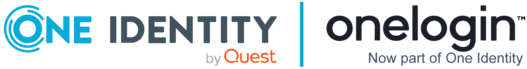 Logo zum Zusammenschluss OneIdentity und OneLogin