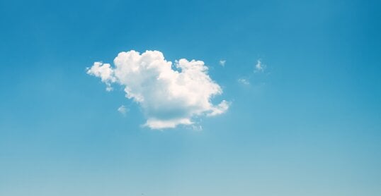 Blue sky and clouds