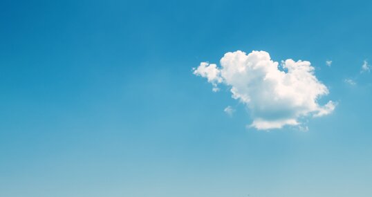 Blue sky and clouds