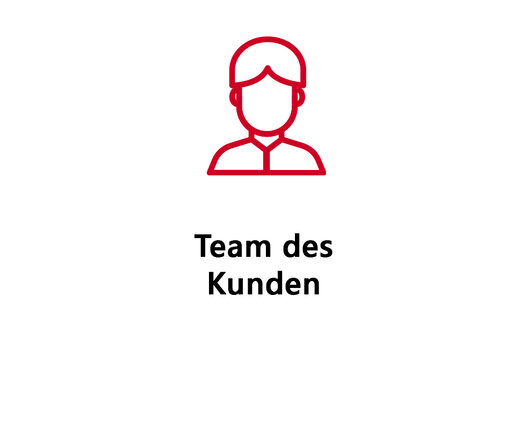 Infografik Team des Kunden