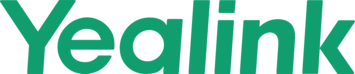Logo der Firma Yealink mit grünem Schriftzug 