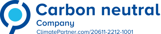 Auszeichnung Carbon neutral company von ClimatePartner 