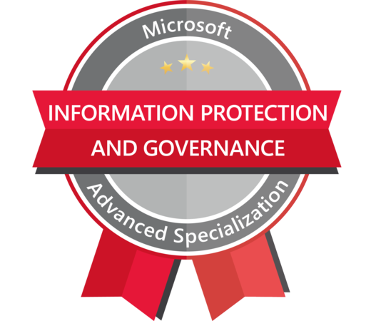 Microsoft Auszeichnung Advanced Specialization Information Protection and Governance