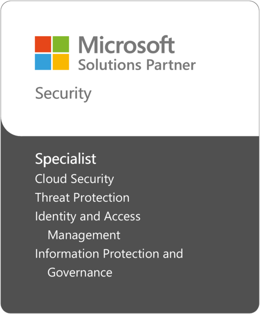 Logo Microsoft Solution Partner Specialization  Security