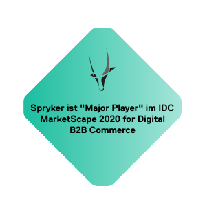 Spryker is "Major Player" im IDC MarketScape 2020 for Digital B2B Commerce
