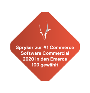 Spryker zur #1 Commerce Software Commercial 2020 in den Emerce 100 gewählt