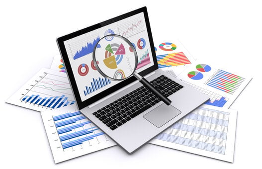 Dashboards und Reports visualisieren gewonnene Daten.