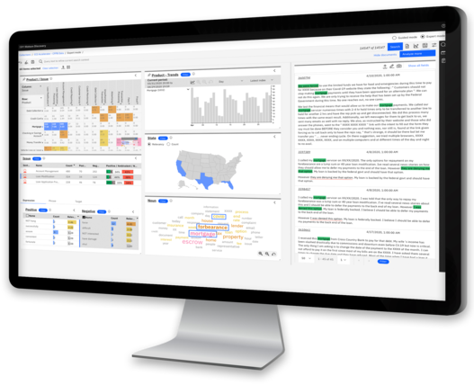 Bildschirm-Screen der Contact Center Insights